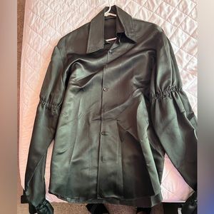 Vintage Elvis “Puffy” Professional Costume Shirt - Black Matte Finish - Size 2XL